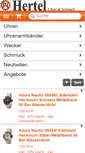 Mobile Screenshot of hertel-uhren.de